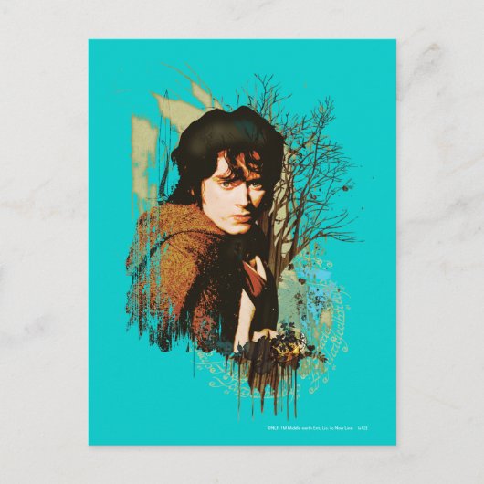 FRODO™ gemengde Media Vector Collage Briefkaart (Voorkant)