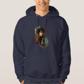 FRODO™ gemengde Media Vector Collage Hoodie (Voorkant)