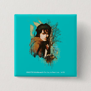 FRODO™ gemengde Media Vector Collage Vierkante Button 5,1 Cm