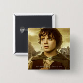 FRODO™ Golden Vierkante Button 5,1 Cm (Voorkant /achterkant)