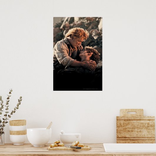 FRODO™ in de armen van Samwise Poster (Keuken)