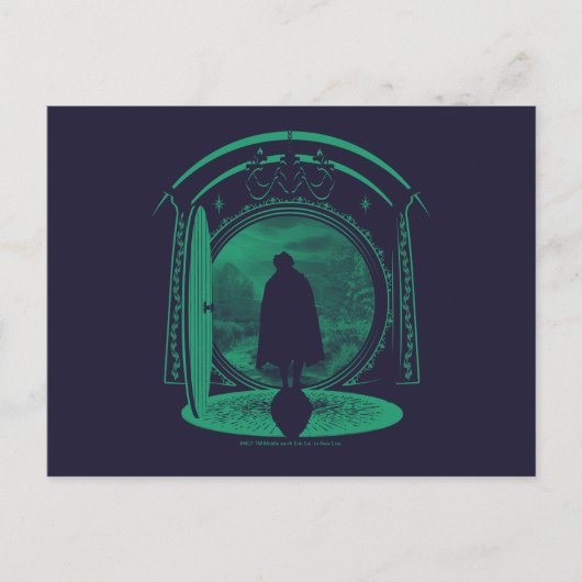 FRODO™ Leaving THE SHIRE™ Silhouette Briefkaart (Voorkant)