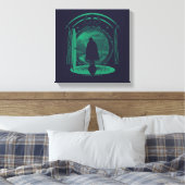 FRODO™ Leaving THE SHIRE™ Silhouette Canvas Afdruk (Insitu (Slaapkamer))