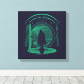 FRODO™ Leaving THE SHIRE™ Silhouette Canvas Afdruk (Insitu (Houten vloer))