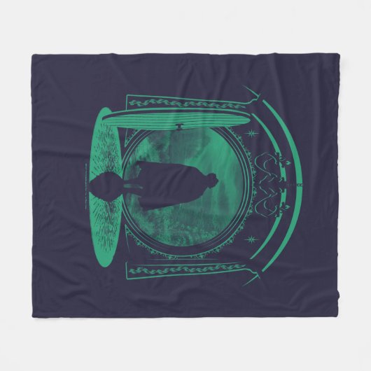 FRODO™ Leaving THE SHIRE™ Silhouette Fleece Deken (Voorkant (Horizontaal))