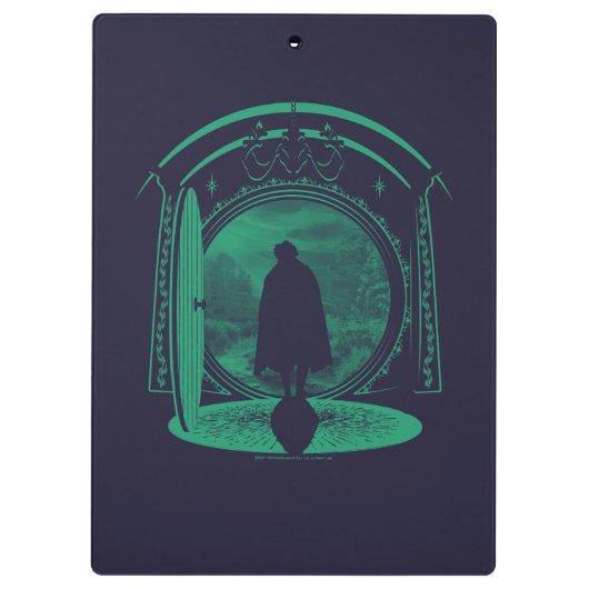 FRODO™ Leaving THE SHIRE™ Silhouette Klembord (Achterkant)