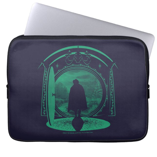 FRODO™ Leaving THE SHIRE™ Silhouette Laptop Sleeve (Voorkant)