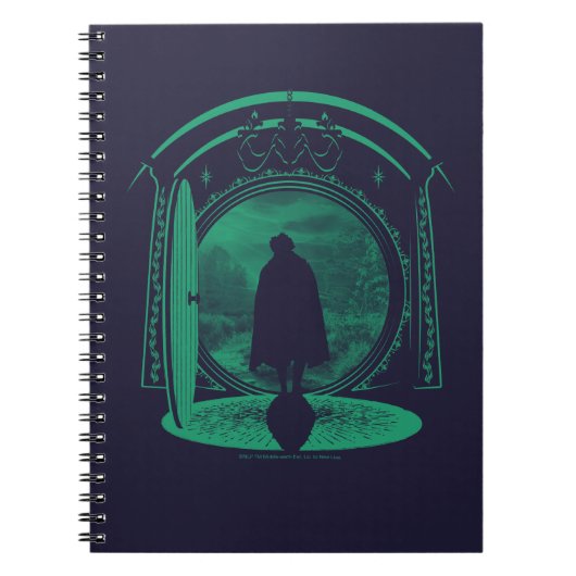 FRODO™ Leaving THE SHIRE™ Silhouette Notitieboek (Voorkant)