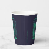 FRODO™ Leaving THE SHIRE™ Silhouette Papieren Bekers (Rechts)