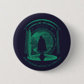 FRODO™ Leaving THE SHIRE™ Silhouette Ronde Button 5,7 Cm (Voorkant)