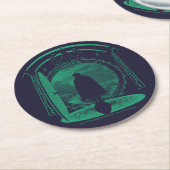 FRODO™ Leaving THE SHIRE™ Silhouette Ronde Kartonnen Onderzetter (Gebogen)