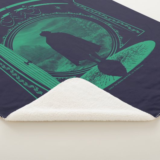 FRODO™ Leaving THE SHIRE™ Silhouette Sherpa Deken (3/4)