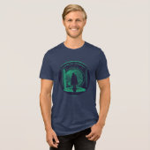 FRODO™ Leaving THE SHIRE™ Silhouette Tri-Blend Shirt (Voorkant volledig)
