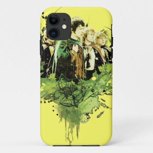 FRODO™ met Hobbits Vector Collage Case-Mate iPhone Case (Achterkant)
