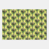 FRODO™ met Hobbits Vector Collage Inpakpapier Vel (Voorkant 2)