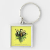 FRODO™ met Hobbits Vector Collage Sleutelhanger (Voorkant)