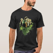 FRODO™ met Hobbits Vector Collage T-shirt (Voorkant)