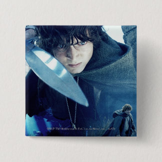 FRODO™ met zwaard Vierkante Button 5,1 Cm