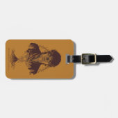 FRODO™ MOUNT DOOM™ Tengwar-inscriptie Grafisch Bagagelabel (Voorkant horizontaal)