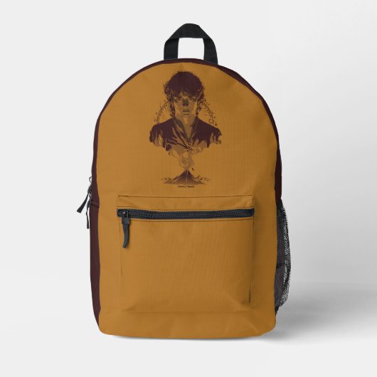 FRODO™ MOUNT DOOM™ Tengwar-inscriptie Grafisch Bedrukte Rugzak (Voorkant)