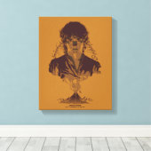 FRODO™ MOUNT DOOM™ Tengwar-inscriptie Grafisch Canvas Afdruk (Insitu (Houten vloer))