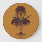 FRODO™ MOUNT DOOM™ Tengwar-inscriptie Grafisch Grote Klok (Voorkant)