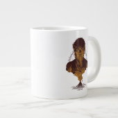 FRODO™ MOUNT DOOM™ Tengwar-inscriptie Grafisch Grote Koffiekop (Voorkant rechts)