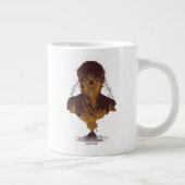 FRODO™ MOUNT DOOM™ Tengwar-inscriptie Grafisch Grote Koffiekop (Rechts)