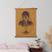 FRODO™ MOUNT DOOM™ Tengwar-inscriptie Grafisch Hangend Wandkleed (Slaapkamer)