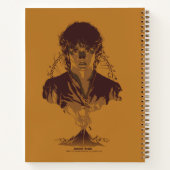 FRODO™ MOUNT DOOM™ Tengwar-inscriptie Grafisch Notitieboek (Achterkant)