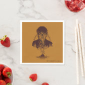 FRODO™ MOUNT DOOM™ Tengwar-inscriptie Grafisch Servet (Insitu)