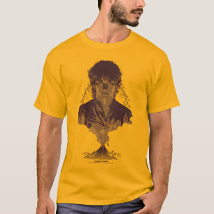 FRODO™ MOUNT DOOM™ Tengwar-inscriptie Grafisch T-shirt