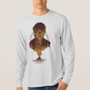 FRODO™ MOUNT DOOM™ Tengwar-inscriptie Grafisch T-shirt