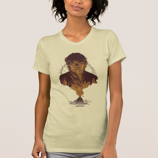 FRODO™ MOUNT DOOM™ Tengwar-inscriptie Grafisch T-shirt (Voorkant)