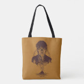 FRODO™ MOUNT DOOM™ Tengwar-inscriptie Grafisch Tote Bag (Achterkant)
