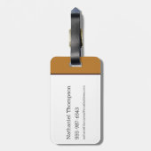 FRODO™ MOUNT DOOM™ Tengwar Inscription Graphic Bagagelabel (Achterkant verticaal)