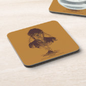 FRODO™ MOUNT DOOM™ Tengwar Inscription Graphic Bier Onderzetter (Linkerzijde)