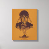 FRODO™ MOUNT DOOM™ Tengwar Inscription Graphic Canvas Afdruk (Voorkant)