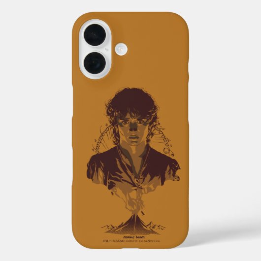 FRODO™ MOUNT DOOM™ Tengwar Inscription Graphic Case-Mate iPhone Case (Achterkant)
