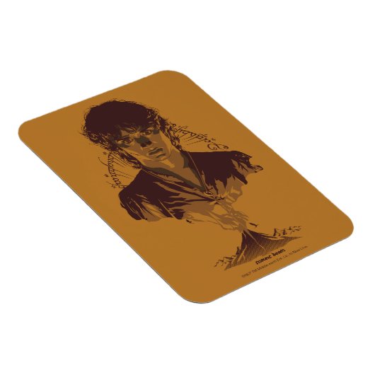 FRODO™ MOUNT DOOM™ Tengwar Inscription Graphic Magneet (Rechterzijde)