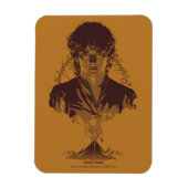 FRODO™ MOUNT DOOM™ Tengwar Inscription Graphic Magneet (Verticaal)