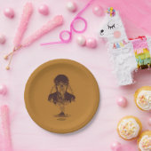 FRODO™ MOUNT DOOM™ Tengwar Inscription Graphic Papieren Bordje (Feest)