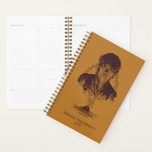 FRODO™ MOUNT DOOM™ Tengwar Inscription Graphic Planner (Display)