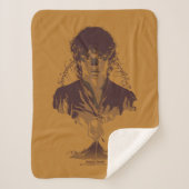 FRODO™ MOUNT DOOM™ Tengwar Inscription Graphic Sherpa Deken (Voorkant)