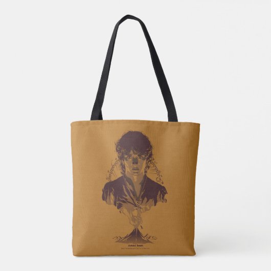 FRODO™ MOUNT DOOM™ Tengwar Inscription Graphic Tote Bag (Achterkant)