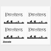 FRODO™, Sam en GOLLUM™ Rechthoekige Sticker (Vel)