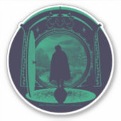 FRODO™ Verlaat Silhouette van DE SHIRE™ Sticker (Voorkant)