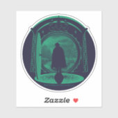 FRODO™ Verlaat Silhouette van DE SHIRE™ Sticker (Vel)