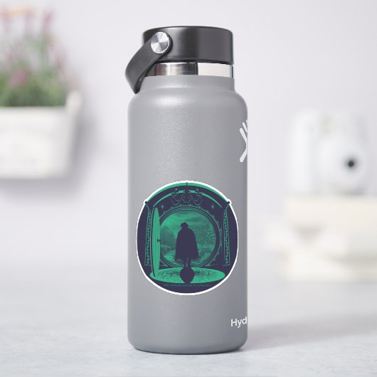 FRODO™ Verlaat Silhouette van DE SHIRE™ Sticker (HydroFlask)