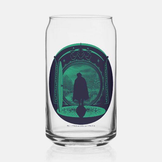 FRODO™ Verlaten van DE SHIRE™ Silhouet Blikvorm Glas (Voorkant)